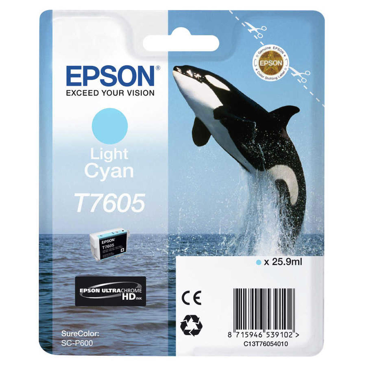 Epson T7605-C13T76054010 Orijinal Mavi Mürekkep Kartuş