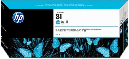 HP 81-C4931A Orijinal Mavi Mürekkep Kartuş