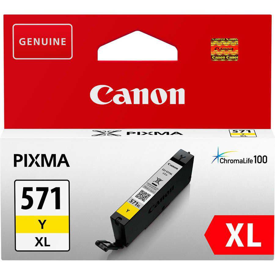 Canon CLI-571Y XL Orijinal Sarı Mürekkep Kartuş