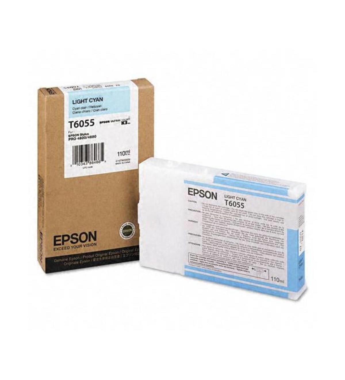 Epson T6055-C13T605500 Orijinal Mavi Mürekkep Kartuş