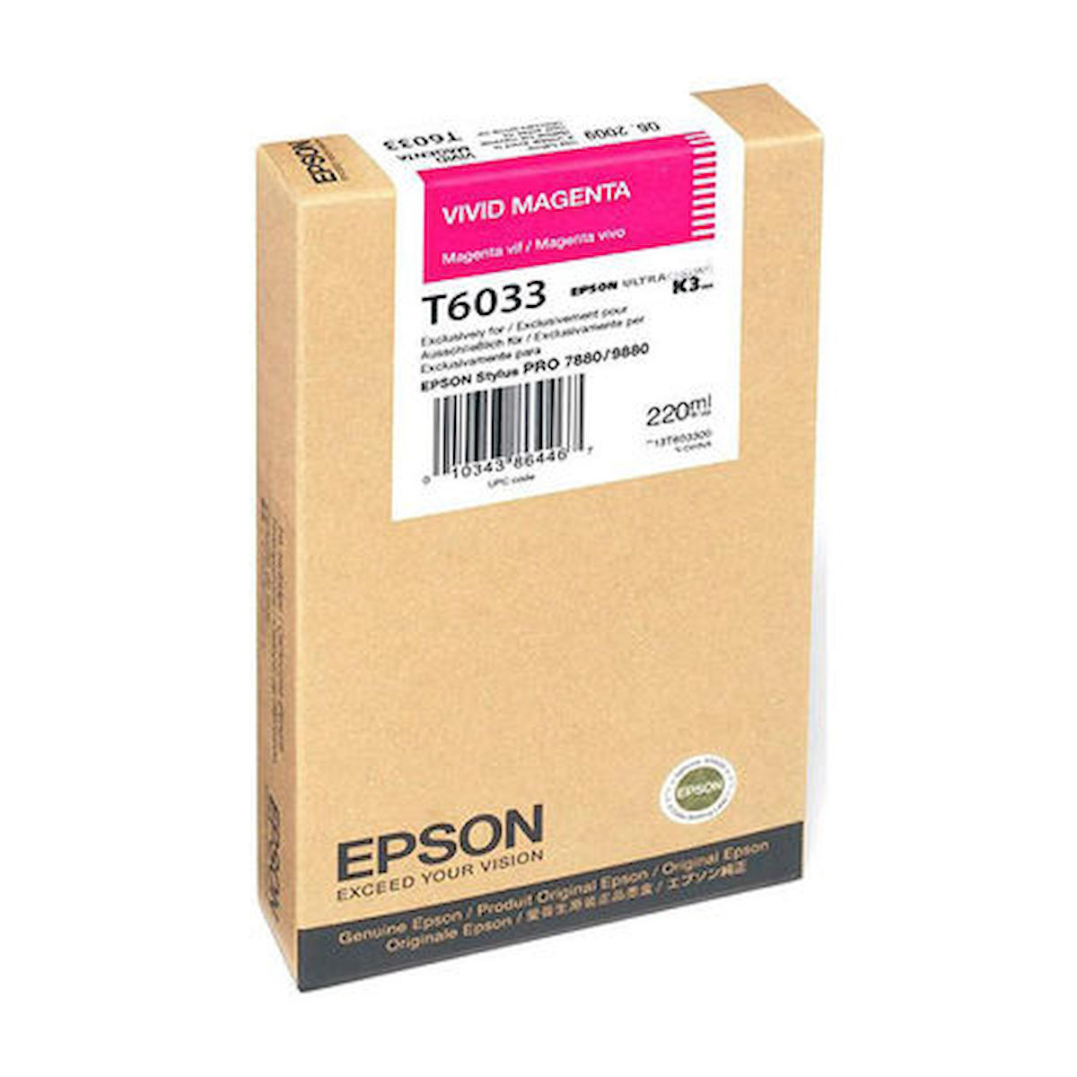 Epson T6033-C13T603300 Orijinal Kırmızı Mürekkep Kartuş