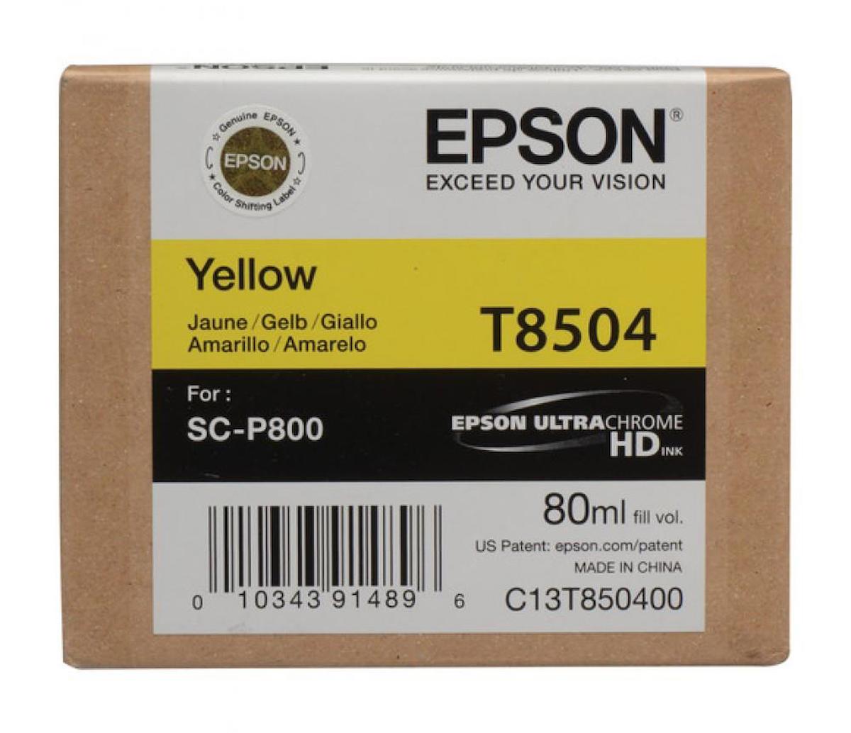 Epson T8504-C13T850400 Orijinal Sarı Mürekkep Kartuş