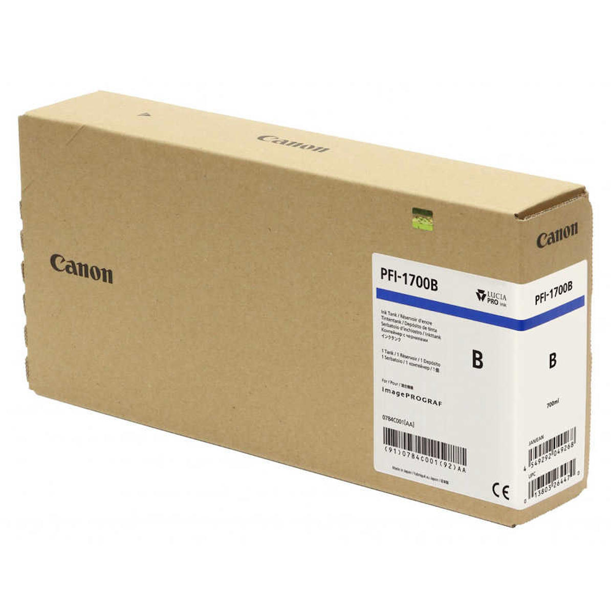 Canon PFI 1700B/0784C001 Orijinal Mavi Mürekkep Kartuş