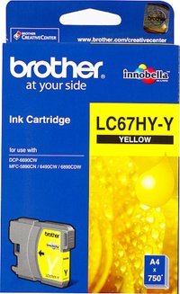 Brother LC67HY-Y Orijinal Sarı Mürekkep Kartuş