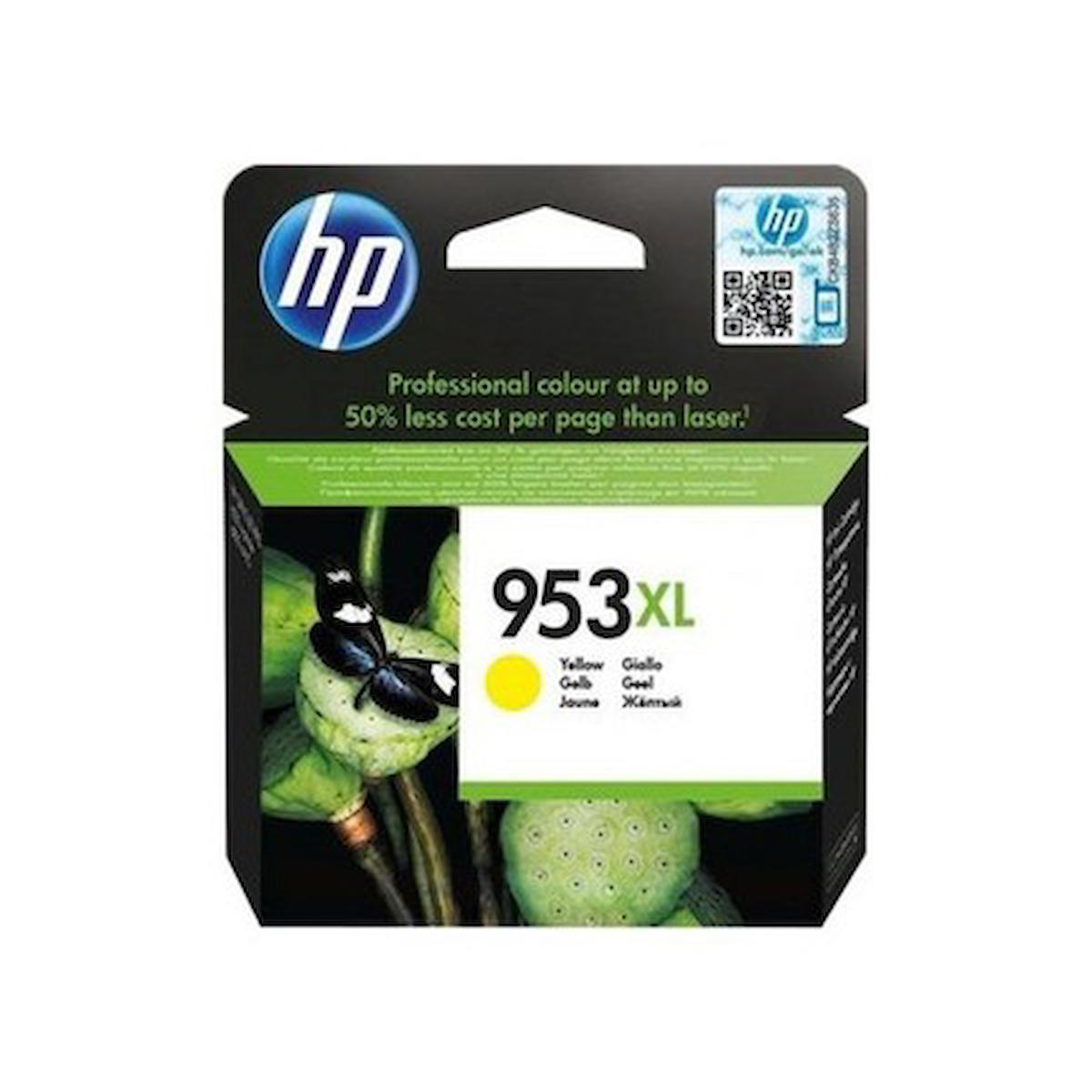 HP 953-F6U18AE Orijinal Sarı Mürekkep Kartuş