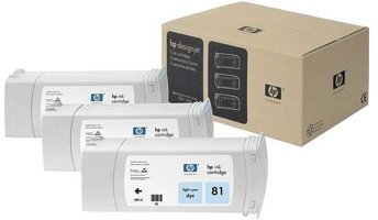 HP 81-C5070A Orijinal Mavi Mürekkep Kartuş