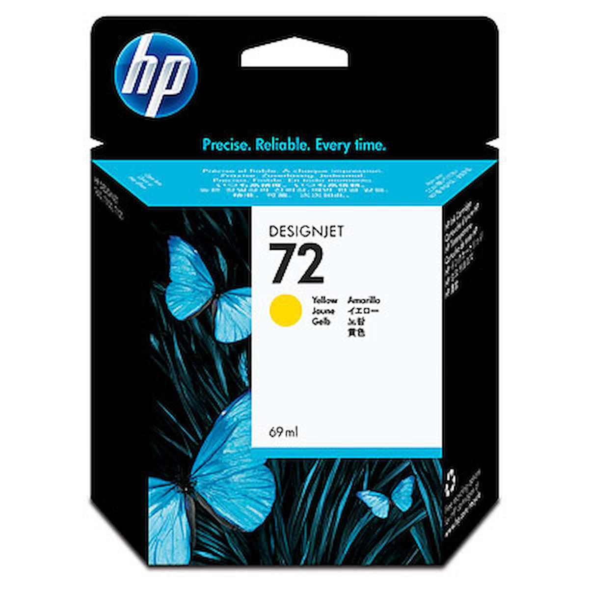 HP C9400A 72 Orijinal Sarı Mürekkep Kartuş
