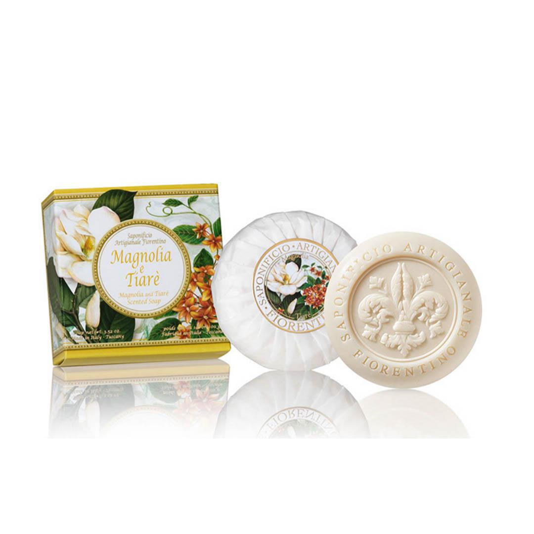 Saponificio Artigianale Fiorentino Magnolia And Tiare Sabun 100 gr