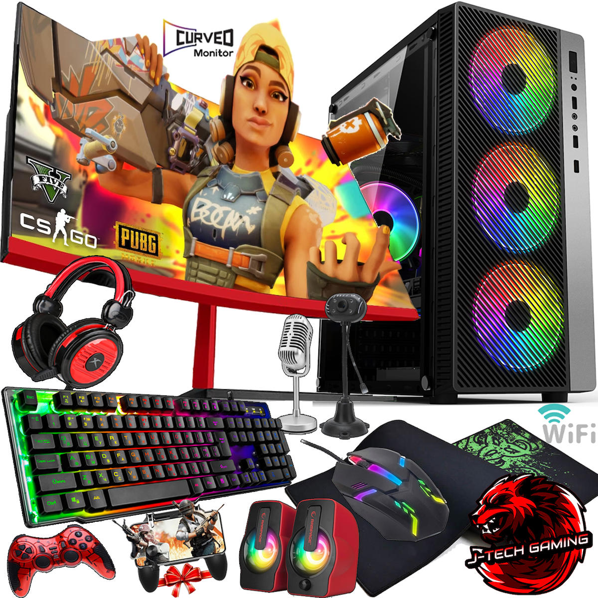 DTS Teknoloji GX186 Paylaşımlı UHD Graphics Ekran Kartlı Intel Core i5 10400F 32 GB DDR3 1 TB SSD 24 inç FULL HD FreeDos Masaüstü Oyuncu Bilgisayarı