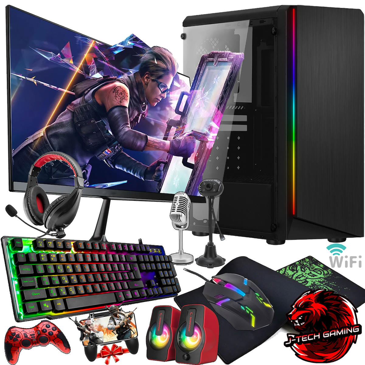 DTS Teknoloji GX105 Paylaşımlı UHD Graphics Ekran Kartlı Intel Core i5 4570 16 GB DDR3 256 GB SSD 22 inç FULL HD FreeDos Masaüstü Oyuncu Bilgisayarı