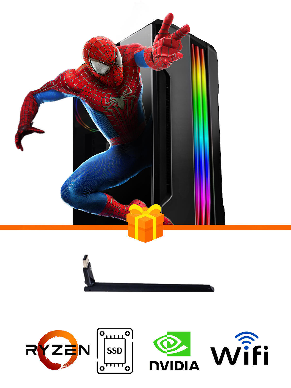Ramtech Gaming RG505-006 Harici GeForce GT 740 Ekran Kartlı AMD Ryzen 5500 32 GB DDR4 256 GB SSD FreeDos Masaüstü Oyuncu Bilgisayarı