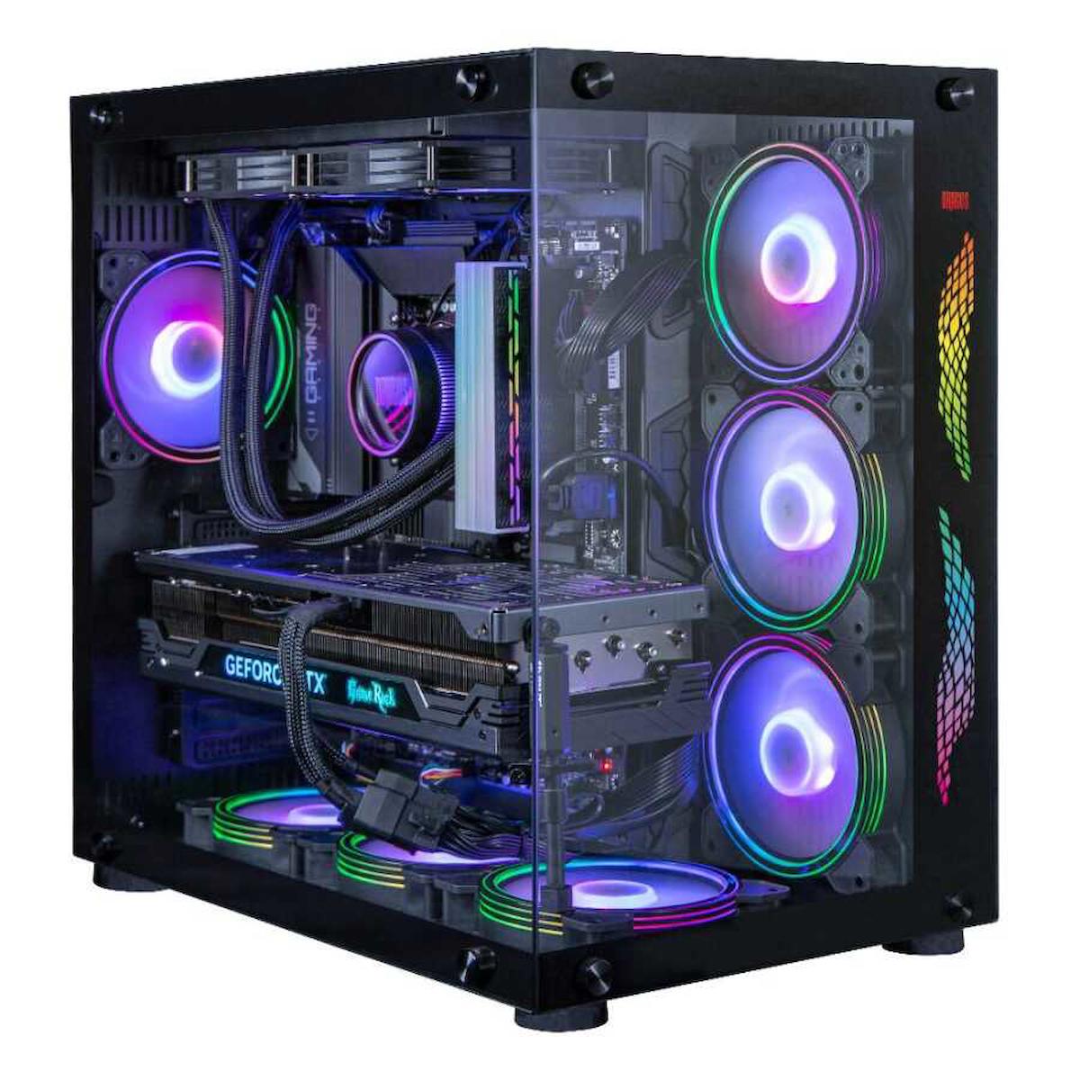 Dragos DRx2411 Harici GeForce RTX 3060 Ti Ekran Kartlı Intel Core i7 12700KF 64 GB DDR4 512 GB SSD FreeDos Masaüstü Oyuncu Bilgisayarı