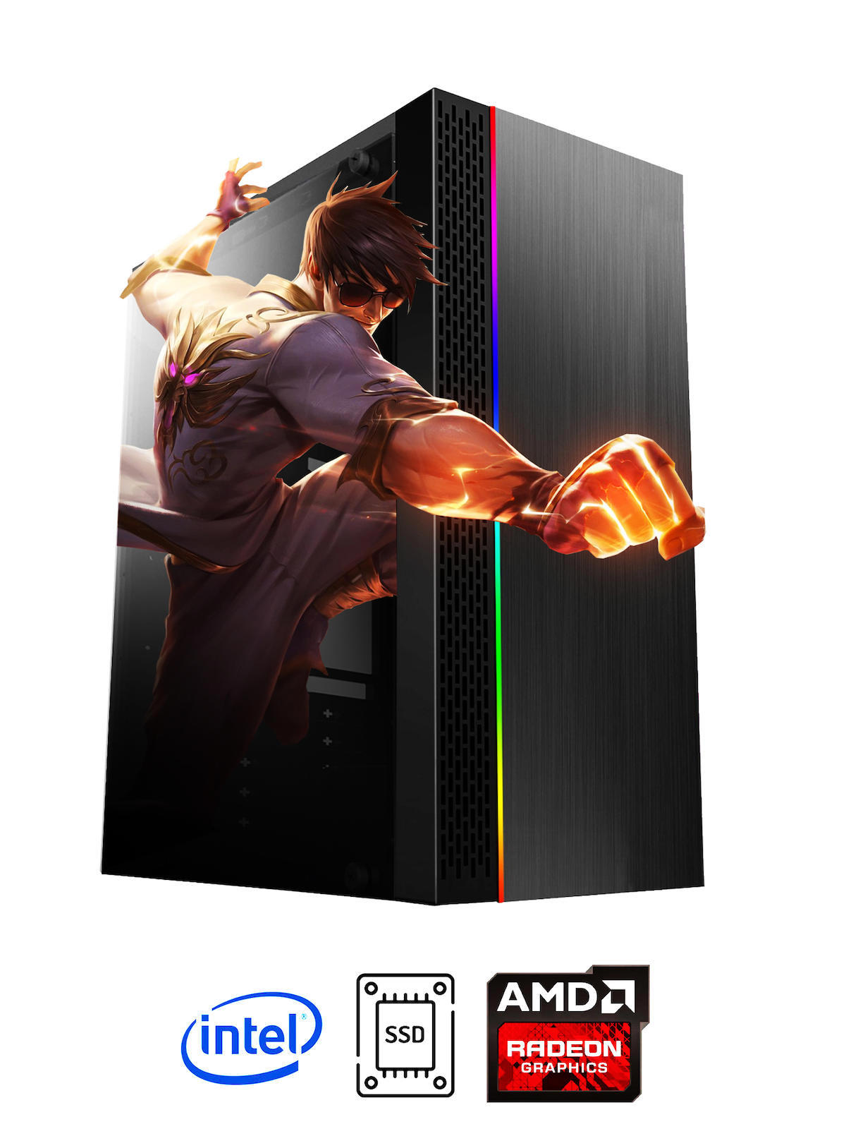 Ramtech DG206 X5660 Harici Radeon RX 550 Ekran Kartlı Intel Xeon X5660 32 GB DDR3 256 GB SSD FreeDos Masaüstü Oyuncu Bilgisayarı