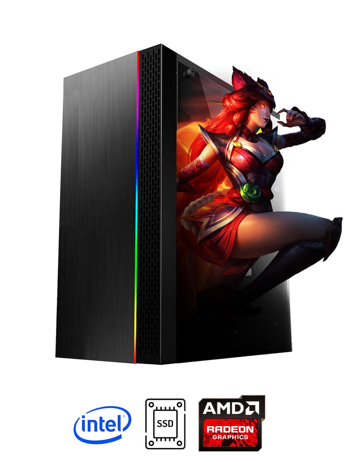 Ramtech DG224 X5660 Harici Radeon R7 240 Ekran Kartlı Intel Xeon X5660 32 GB DDR3 256 GB SSD FreeDos Masaüstü Oyuncu Bilgisayarı