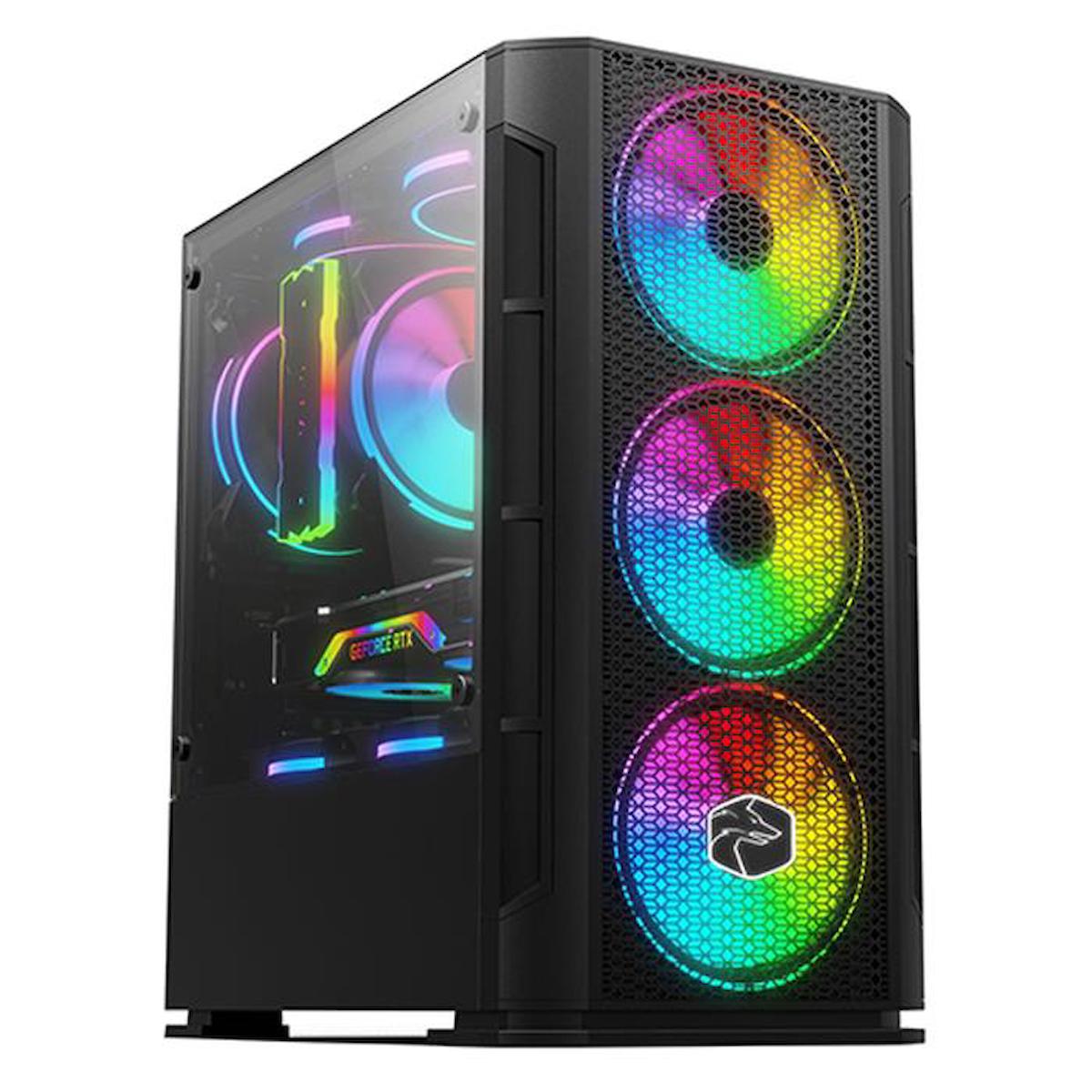 Zeiron ASX40 Harici Radeon RX 550 Ekran Kartlı AMD Ryzen 5600X 32 GB DDR4 512 GB SSD FreeDos Masaüstü Oyuncu Bilgisayarı