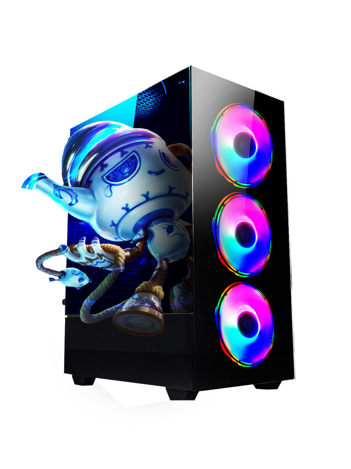 Ramtech RG177 Harici GeForce RTX 3050 Ekran Kartlı AMD Ryzen 5600G 16 GB DDR4 256 GB SSD FreeDos Masaüstü Oyuncu Bilgisayarı