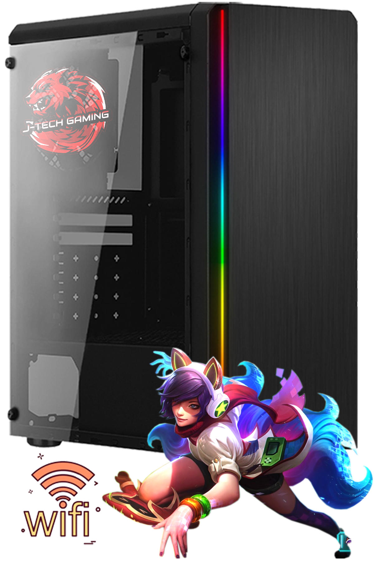 DTS Teknoloji GX54 Harici Radeon R7 240 Ekran Kartlı Intel Core i7 720 8 GB DDR3 256 GB SSD FreeDos Masaüstü Oyuncu Bilgisayarı