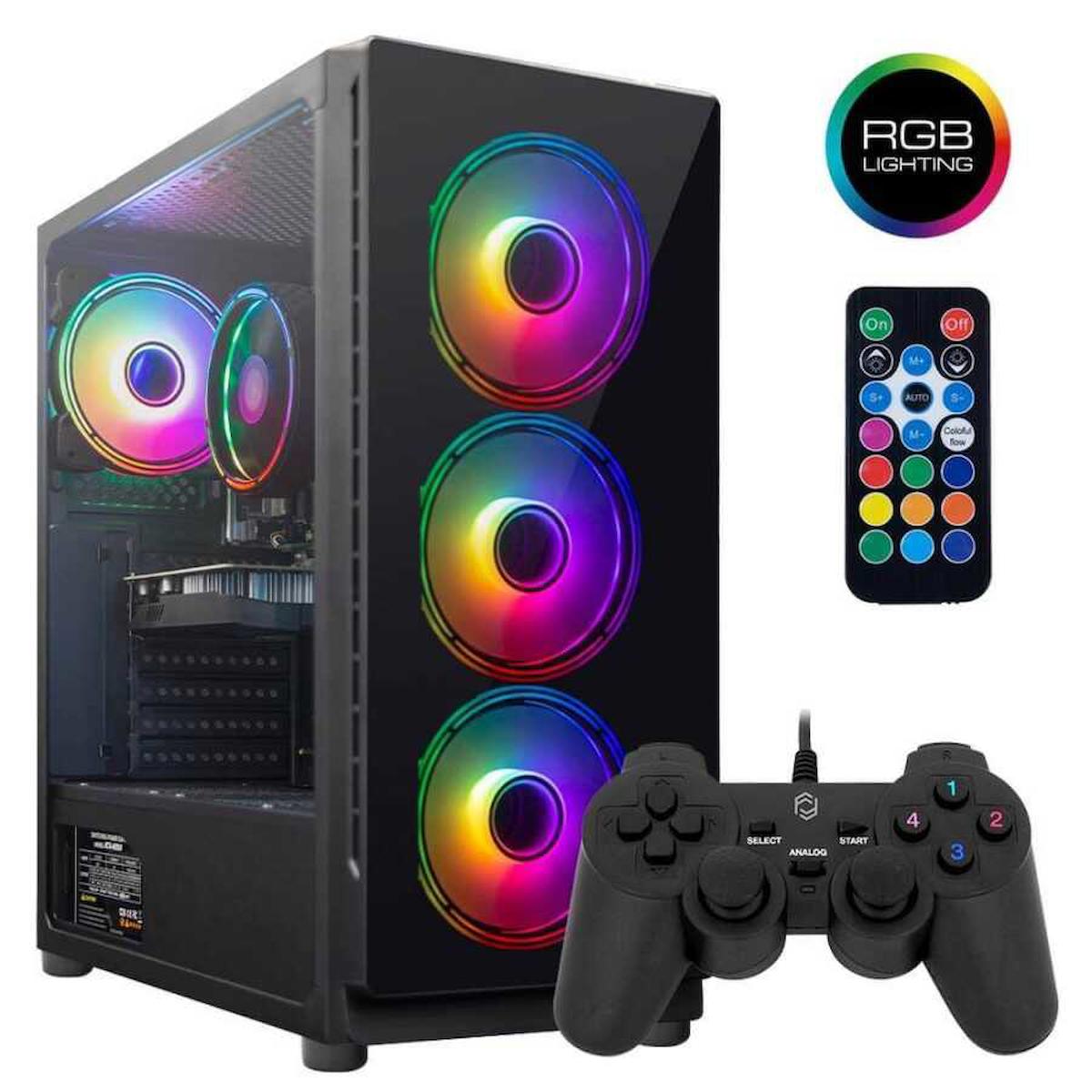 Turbox Tx1293 Harici GeForce GT 730 Ekran Kartlı Intel Core i5 3470 8 GB DDR3 256 GB SSD FreeDos Masaüstü Oyuncu Bilgisayarı