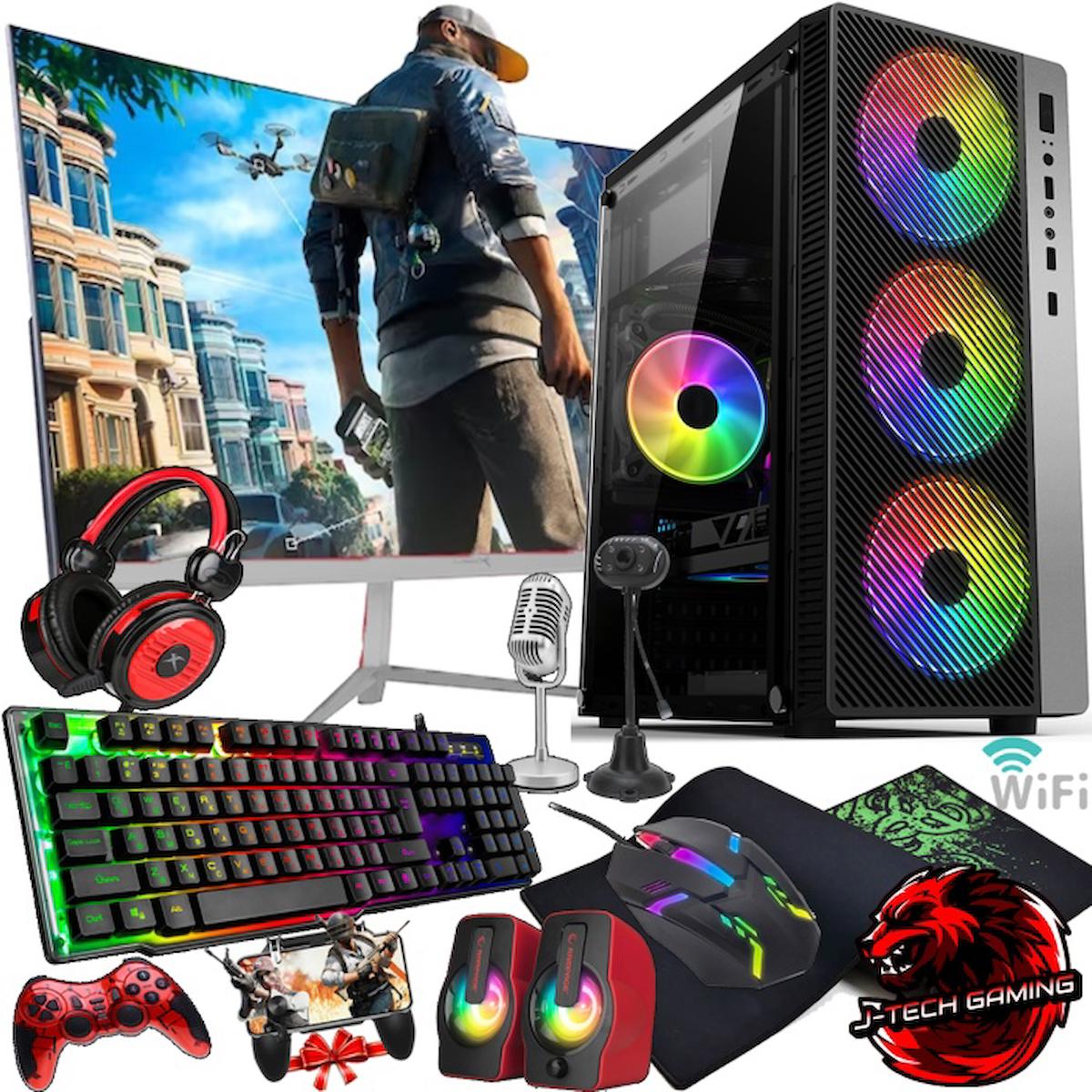 OEM GX296 Paylaşımlı UHD Graphics Ekran Kartlı Intel Core i5 3470 16 GB DDR3 1 TB SSD 24 inç FULL HD FreeDos Masaüstü Oyuncu Bilgisayarı