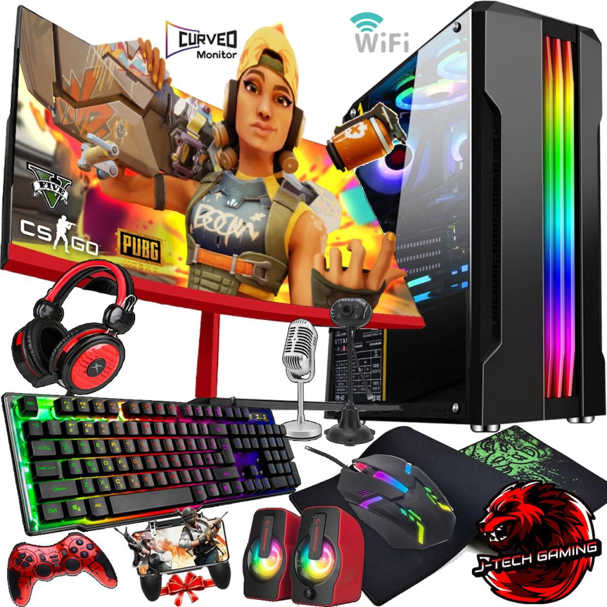 DTS Teknoloji GX339 Paylaşımlı UHD Graphics Ekran Kartlı Intel Core i5 2400 16 GB DDR3 256 GB SSD 24 inç FULL HD FreeDos Masaüstü Oyuncu Bilgisayarı