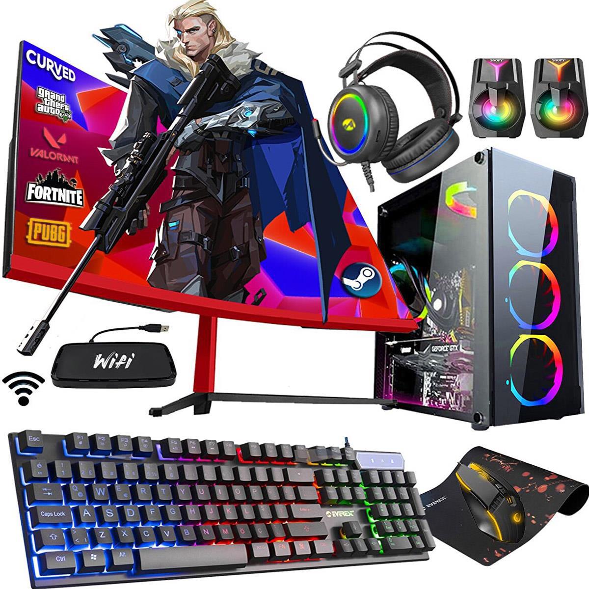 Zeiron Smx60 Harici GeForce GT 730 Ekran Kartlı Intel Core i7 860 16 GB DDR3 256 GB SSD 24 inç FULL HD FreeDos Masaüstü Oyuncu Bilgisayarı