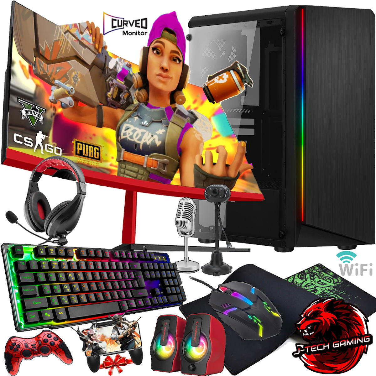 DTS Teknoloji GX81 Paylaşımlı UHD Graphics Ekran Kartlı Intel Core i5 450 8 GB DDR3 256 GB SSD 24 inç FULL HD FreeDos Masaüstü Oyuncu Bilgisayarı
