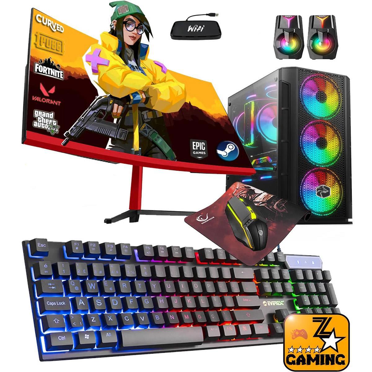 Zeiron Px50 Harici GeForce GT 730 Ekran Kartlı Intel Core i5 650 8 GB DDR3 240 GB SSD 24 inç FULL HD FreeDos Masaüstü Oyuncu Bilgisayarı