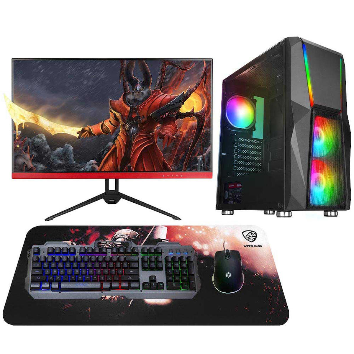 Avantron AV7017 Harici GeForce GTX 1660 Ti Ekran Kartlı Intel Core i5 10400F 16 GB DDR4 512 GB SSD 23.8 inç FULL HD Windows 10 Pro Masaüstü Oyuncu Bilgisayarı