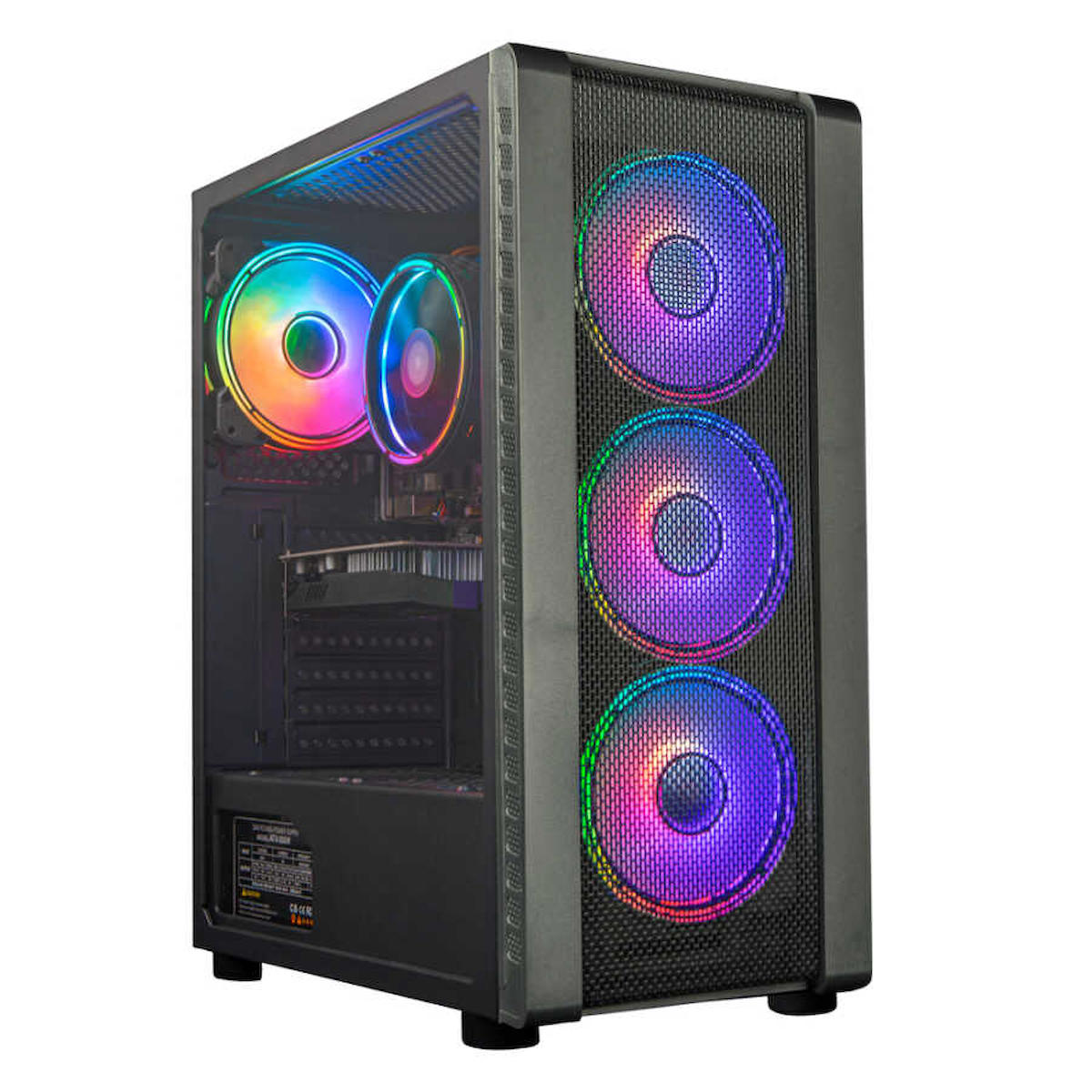 Turbox Tx4241 Harici Radeon RX 580 Ekran Kartlı Intel Core i7 4770 16 GB DDR3 1 TB SSD FreeDos Masaüstü Oyuncu Bilgisayarı