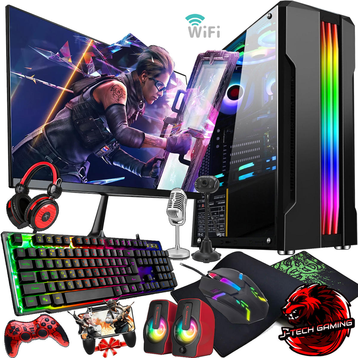 DTS Teknoloji GX324 Paylaşımlı UHD Graphics Ekran Kartlı Intel Core i5 3470 16 GB DDR3 256 GB SSD 22 inç FULL HD FreeDos Masaüstü Oyuncu Bilgisayarı