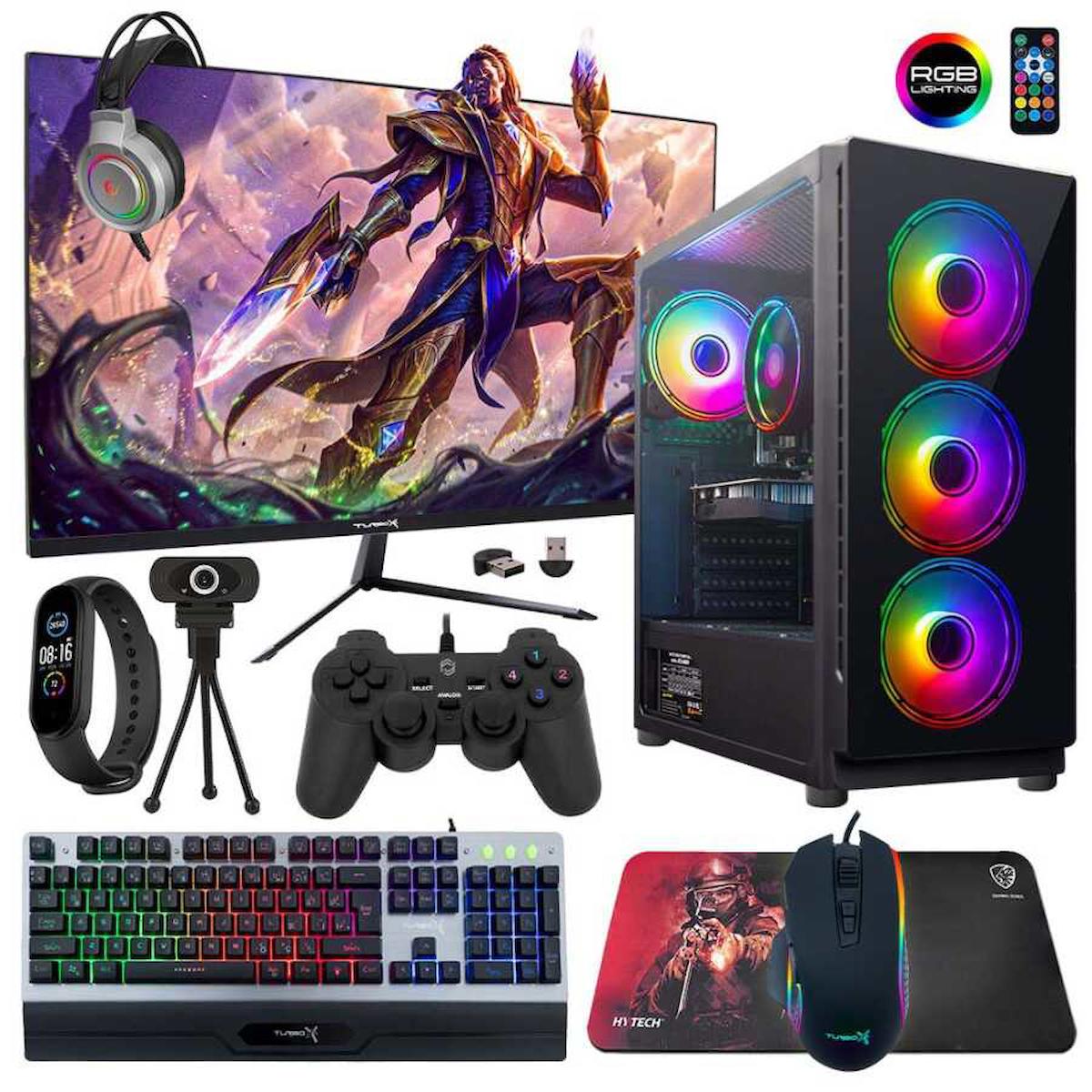 Dragos DRx940 Harici UHD Graphics Ekran Kartlı Intel Core i5 6400 16 GB DDR5 256 GB SSD 23.6 inç FULL HD FreeDos Masaüstü Oyuncu Bilgisayarı