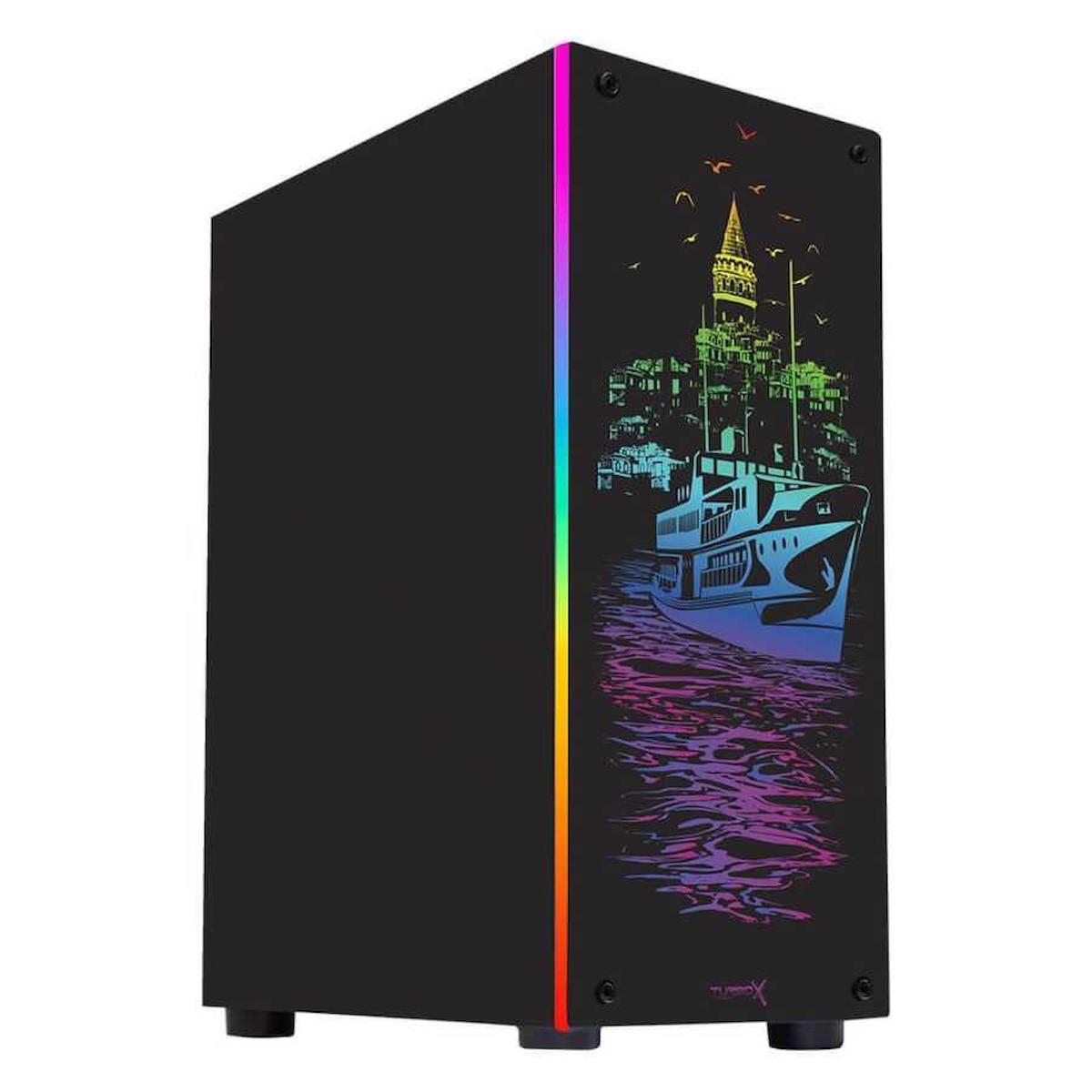 Turbox Tx1072 Harici GeForce GTX 750 Ti Ekran Kartlı Intel Core i5 4440 8 GB DDR3 256 GB SSD FreeDos Masaüstü Oyuncu Bilgisayarı