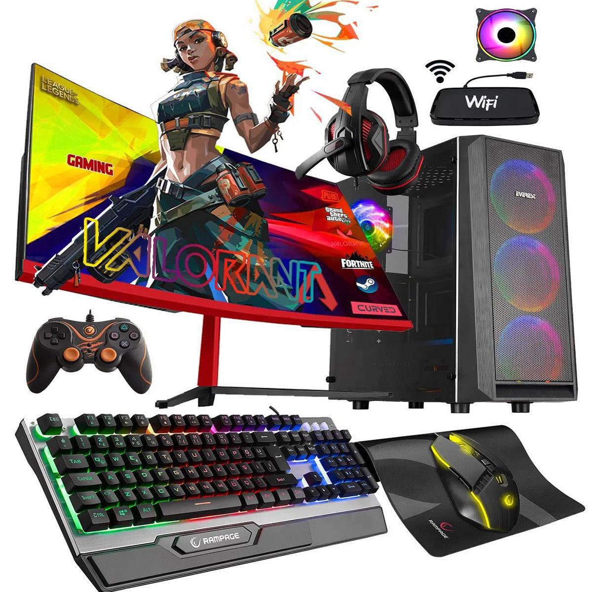 Zeiron Zgx25 Harici Radeon RX 550 Ekran Kartlı AMD Ryzen 3600 32 GB DDR4 512 GB SSD 23.8 inç FULL HD Windows 11 Masaüstü Oyuncu Bilgisayarı