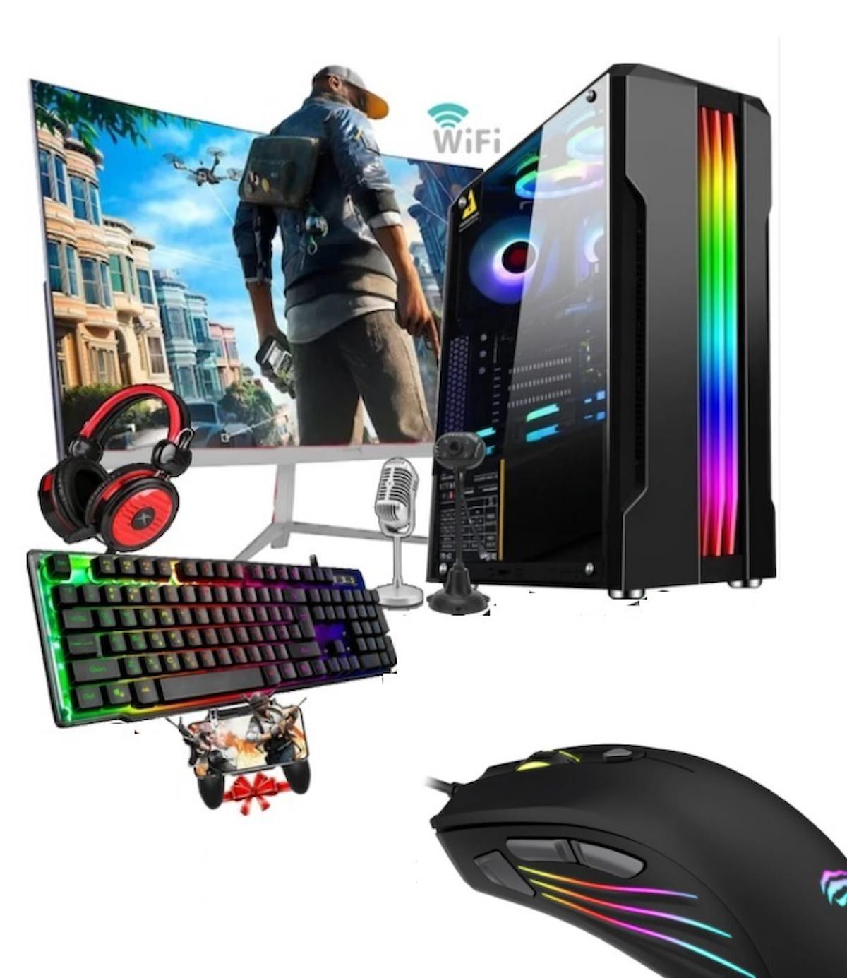DTS Teknoloji GX346 Paylaşımlı UHD Graphics Ekran Kartlı Intel Core i5 2400 16 GB DDR3 1 TB SSD 24 inç FULL HD FreeDos Masaüstü Oyuncu Bilgisayarı