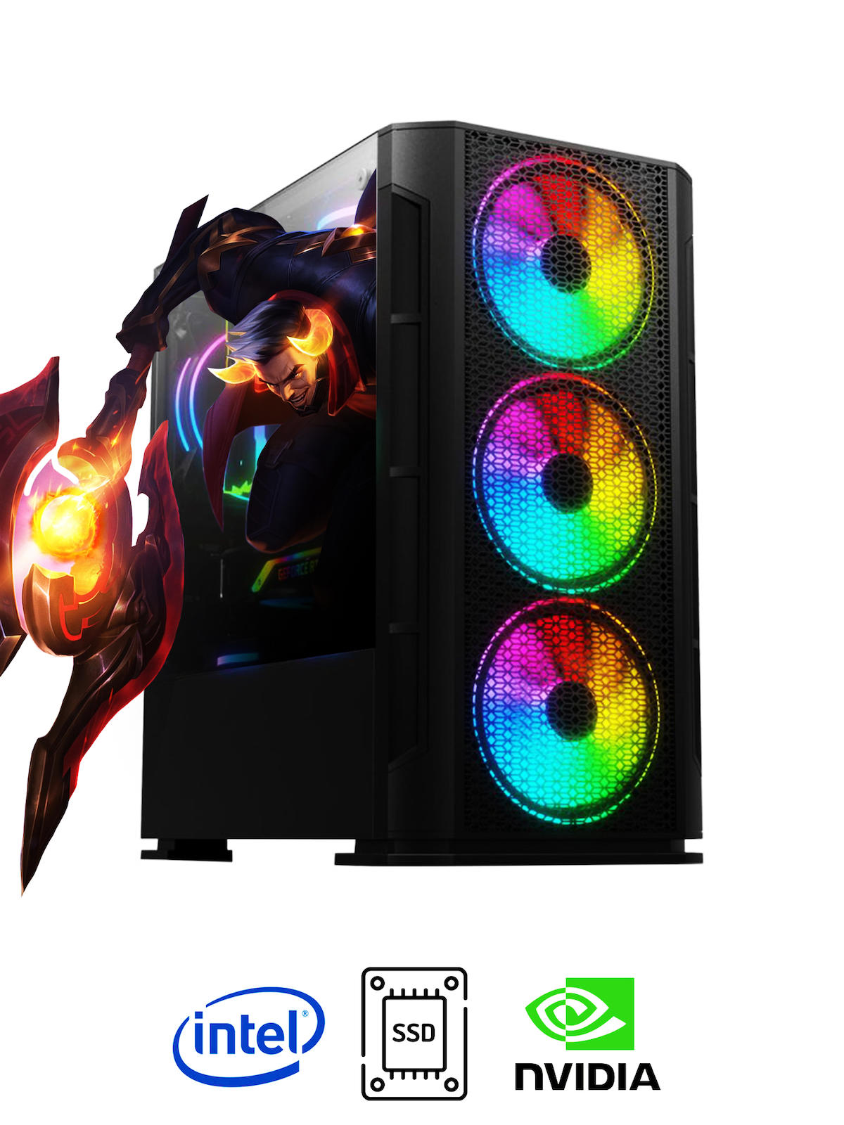 Ramtech DG215-M Harici GeForce GT 740 Ekran Kartlı Intel Core i5 4570 8 GB DDR3 256 GB SSD FreeDos Masaüstü Oyuncu Bilgisayarı