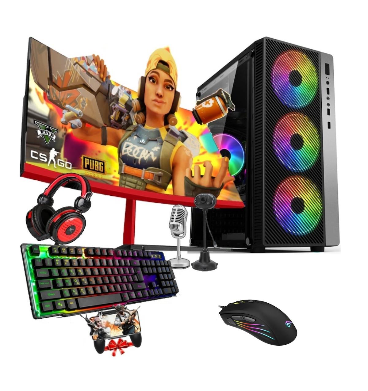 DTS Teknoloji GX372 Harici UHD Graphics Ekran Kartlı Intel Core i5 4570 16 GB DDR3 1 TB SSD 24 inç FULL HD FreeDos Masaüstü Oyuncu Bilgisayarı