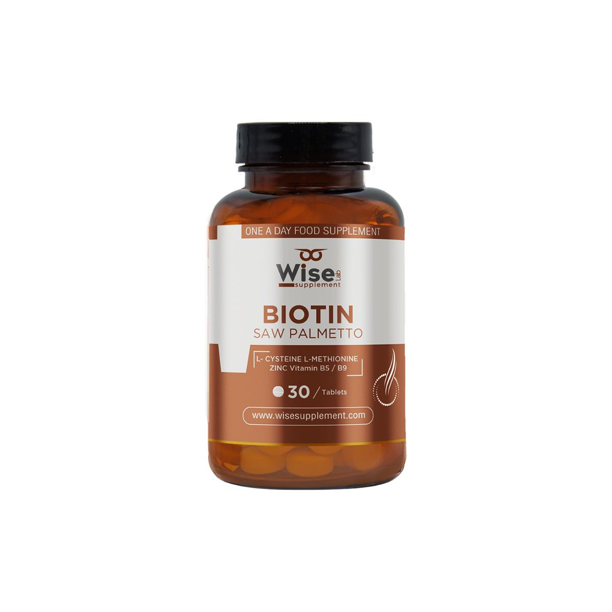 Wiselab Biotin Sade Unisex Vitamin 30 Kapsül