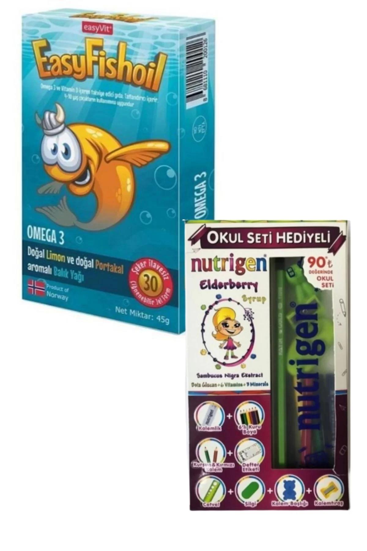 Easy Fishoil Omega 3 Kara Mürver Çocuk Vitamin 30 Tablet