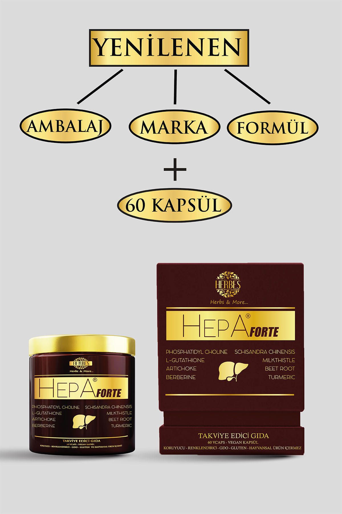 Herbes Forte Aromasız Unisex Vitamin 30 Kapsül