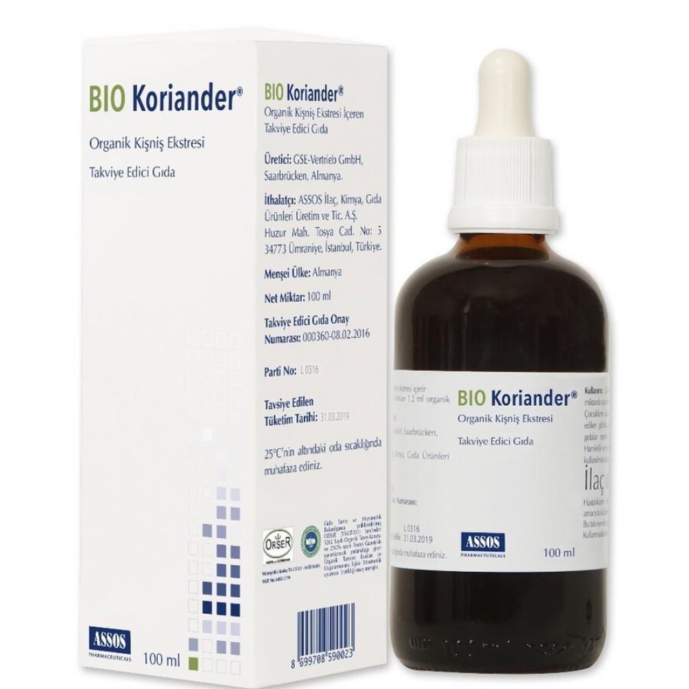 Assos Bio Koriander Sade Unisex Vitamin 100 ml