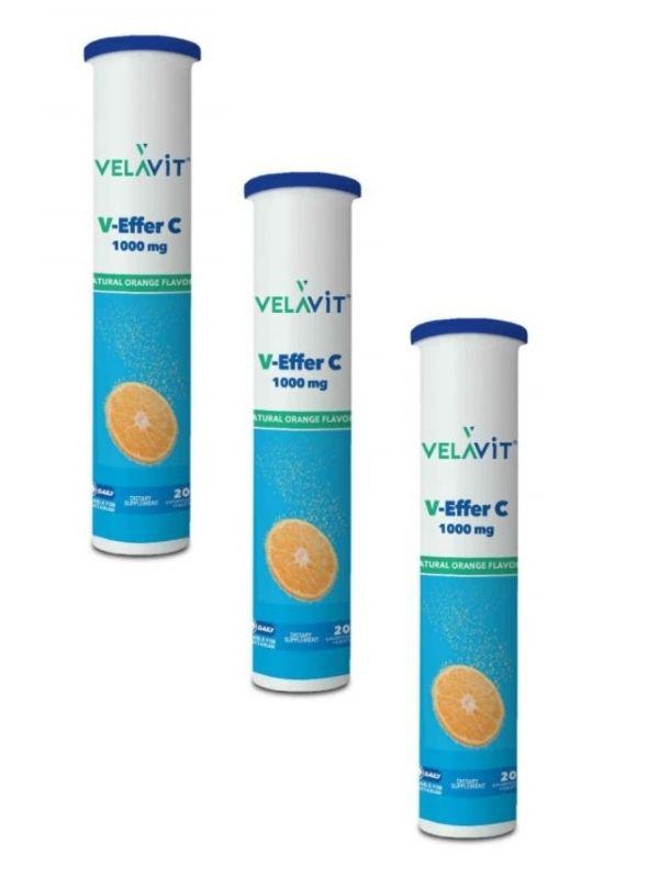 Velavit Aromalı Unisex Vitamin 3x20 Tablet