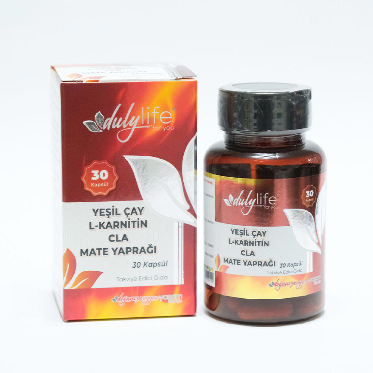 Dulylife Yeşil Çay+L-Karnitin Sade Unisex Vitamin 30 Adet