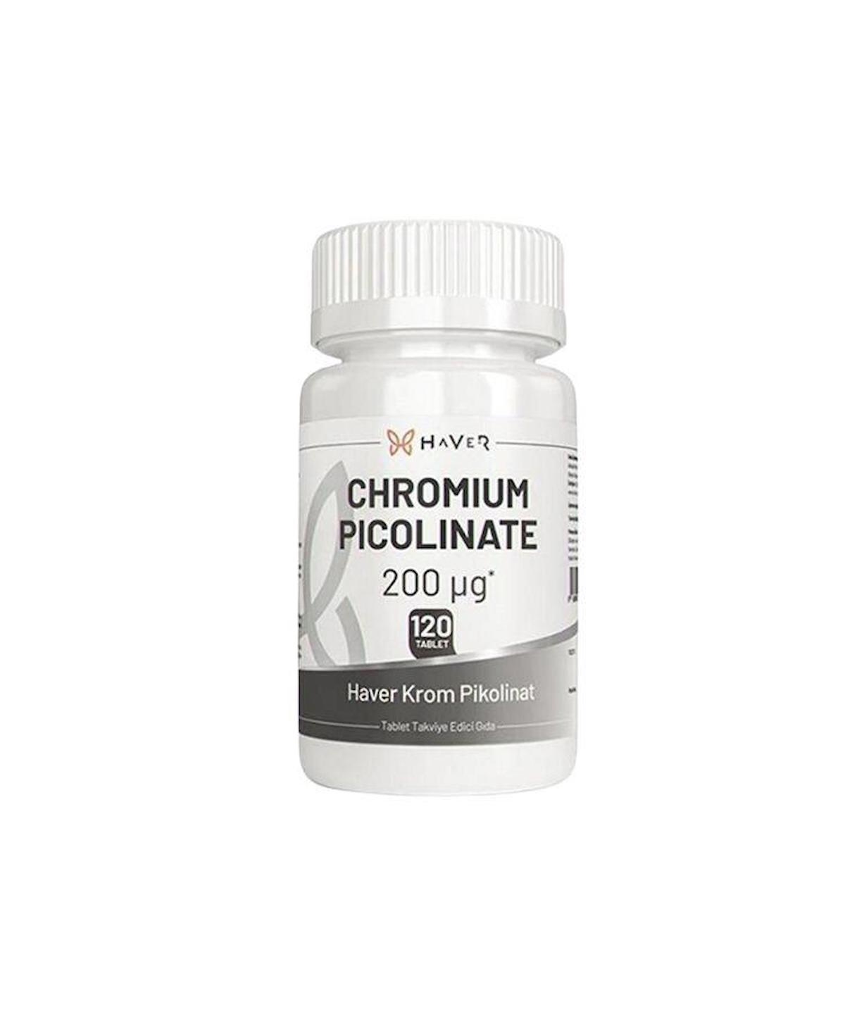 Visante Haver Krom Aromasız Unisex Vitamin 120 Tablet