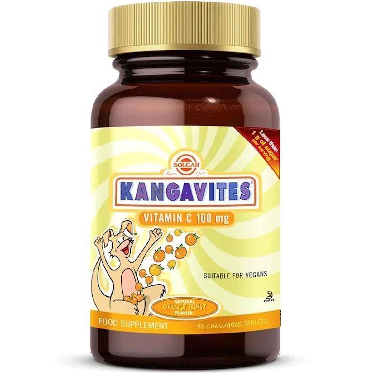 Solgar Kangavites Aromalı Çocuk Vitamin 90 Tablet