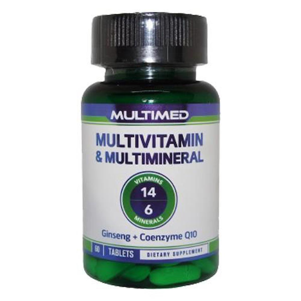 Multimed Aromasız Unisex Vitamin 60 Tablet