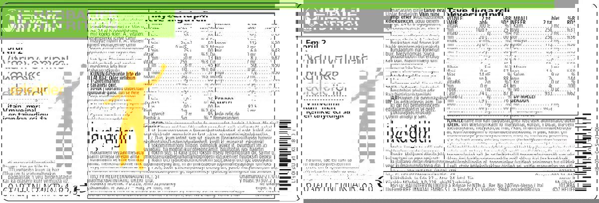 Herbalife Aromasız Erkek Vitamin 60 Tablet