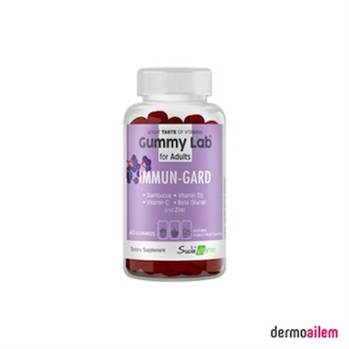 Suda Vitamin Vitamin Gummy Lab Immun-Gard Aromalı Unisex 60 Tablet