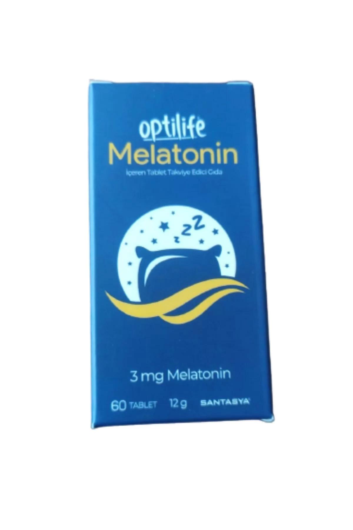 Santasya Optilife Melotonin Aromasız Unisex Vitamin 60 Tablet