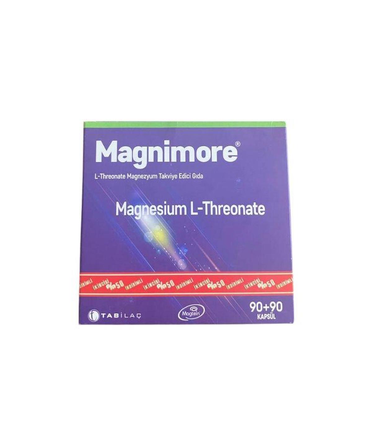 Tab İlaç L-Threonate Aromasız Unisex Vitamin 180 Tablet