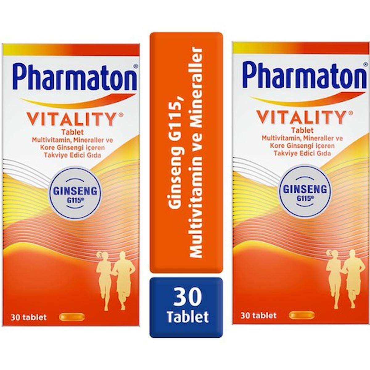 Sanofi Pharmaton Aromalı Unisex Vitamin 2x30 Tablet